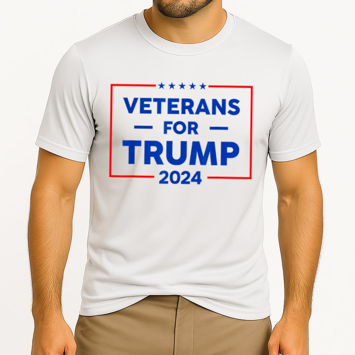 Veterans For Trump 2024 Cooling Performance Crew T-Shirt