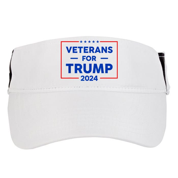 Veterans For Trump 2024 Adult Drive Performance Visor