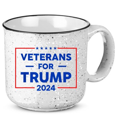 Veterans For Trump 2024 15oz Campfire Ceramic Mug