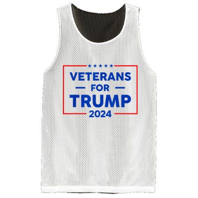 Veterans For Trump 2024 Mesh Reversible Basketball Jersey Tank