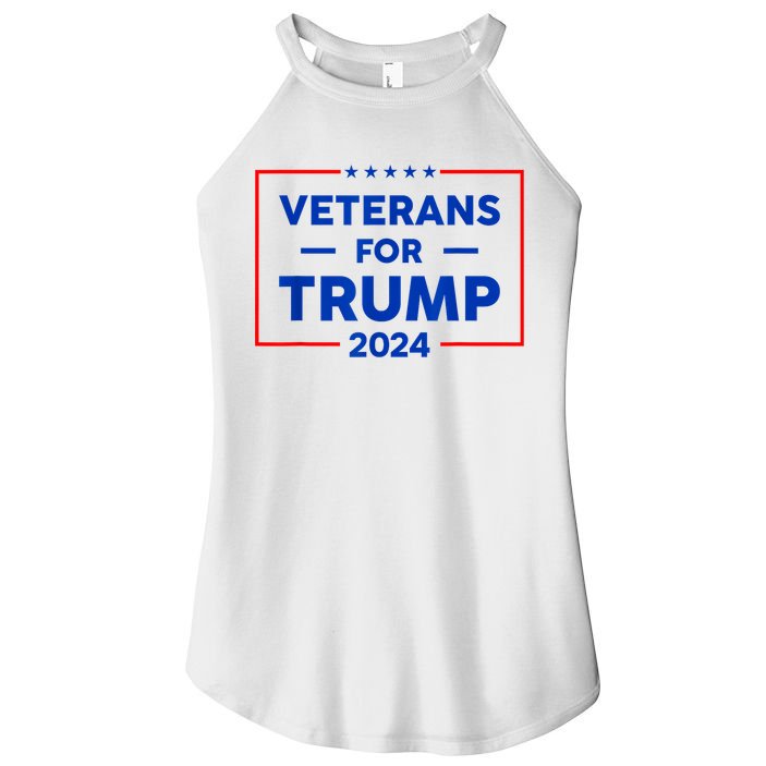 Veterans For Trump 2024 Women's Perfect Tri Rocker Tank