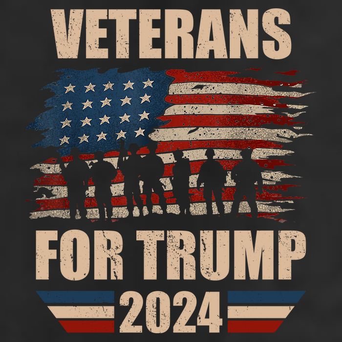 Veterans For Trump 2024 Pro American Troops Adult Drive Performance Visor