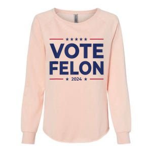 Vote Felon Trump 2024 45 And 47 Funny Vote For The Felon Tank Top Womens California Wash Sweatshirt