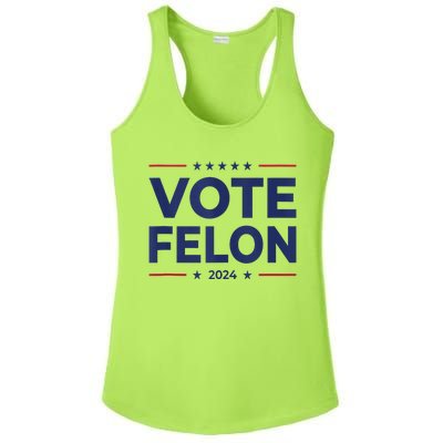 Vote Felon Trump 2024 45 And 47 Funny Vote For The Felon Tank Top Ladies PosiCharge Competitor Racerback Tank