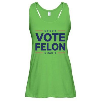 Vote Felon Trump 2024 45 And 47 Funny Vote For The Felon Tank Top Ladies Essential Flowy Tank