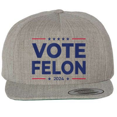 Vote Felon Trump 2024 45 And 47 Funny Vote For The Felon Tank Top Wool Snapback Cap