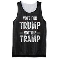 Vote For Trump Not The Tramp Mesh Reversible Basketball Jersey Tank