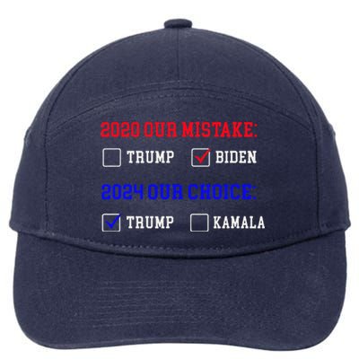 Vote For Trump! God Chose Trump To Restore Our Country! 7-Panel Snapback Hat