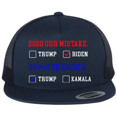 Vote For Trump! God Chose Trump To Restore Our Country! Flat Bill Trucker Hat