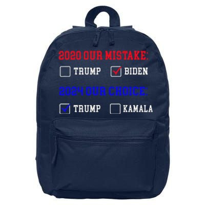 Vote For Trump! God Chose Trump To Restore Our Country! 16 in Basic Backpack