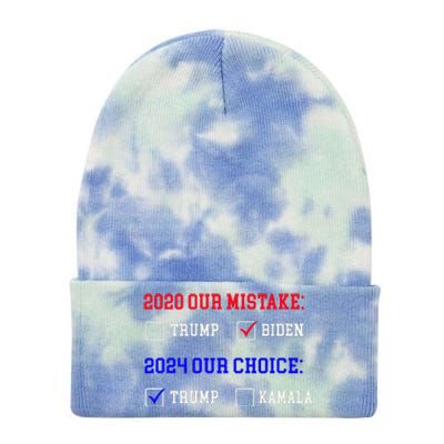 Vote For Trump! God Chose Trump To Restore Our Country! Tie Dye 12in Knit Beanie