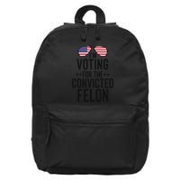 Voting For The Convicted Felon Statement 16 in Basic Backpack