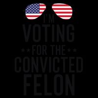 Voting For The Convicted Felon Statement 16 in Basic Backpack