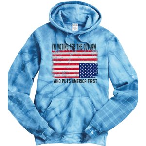 Voting For The Outlaw America First Tie Dye Hoodie