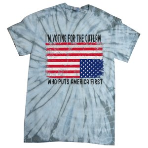 Voting For The Outlaw America First Tie-Dye T-Shirt