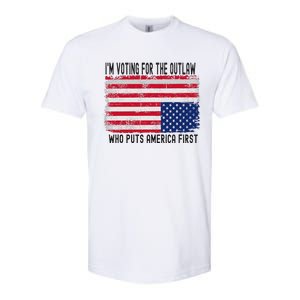 Voting For The Outlaw America First Softstyle CVC T-Shirt