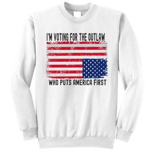 Voting For The Outlaw America First Sweatshirt