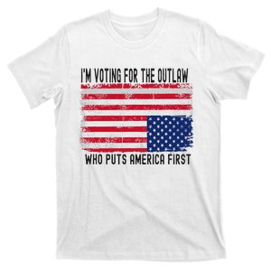 Voting For The Outlaw America First T-Shirt