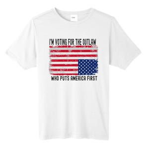 Voting For The Outlaw America First Tall Fusion ChromaSoft Performance T-Shirt