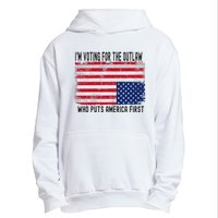 Voting For The Outlaw America First Urban Pullover Hoodie