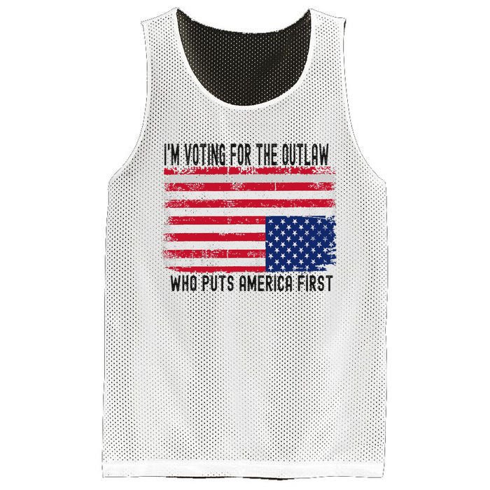 Voting For The Outlaw America First Mesh Reversible Basketball Jersey Tank