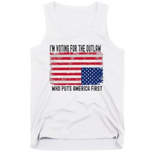 Voting For The Outlaw America First Tank Top