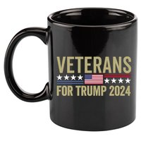 Veterans For Trump 2024 Election 2024 11oz C Handle Ceramic Mug