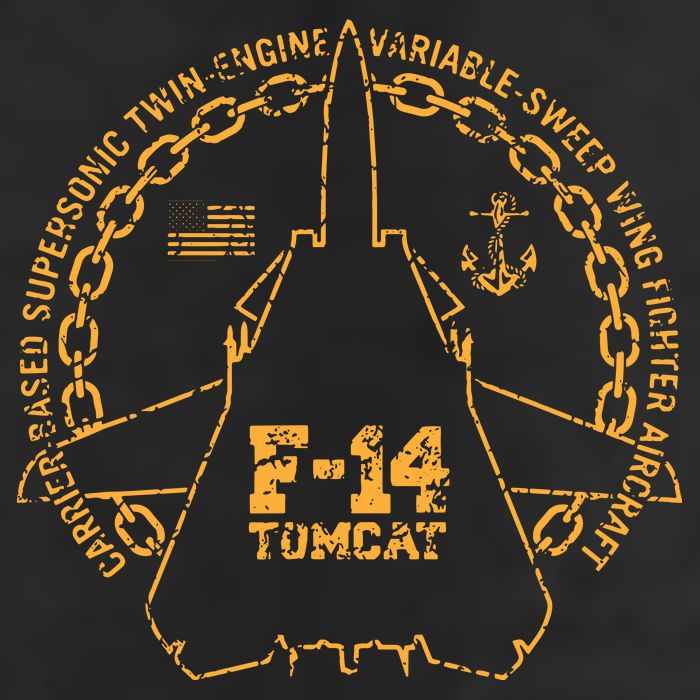 Vintage F14 Tomcat Naval Fighter Jet Military Aircraft Beanie