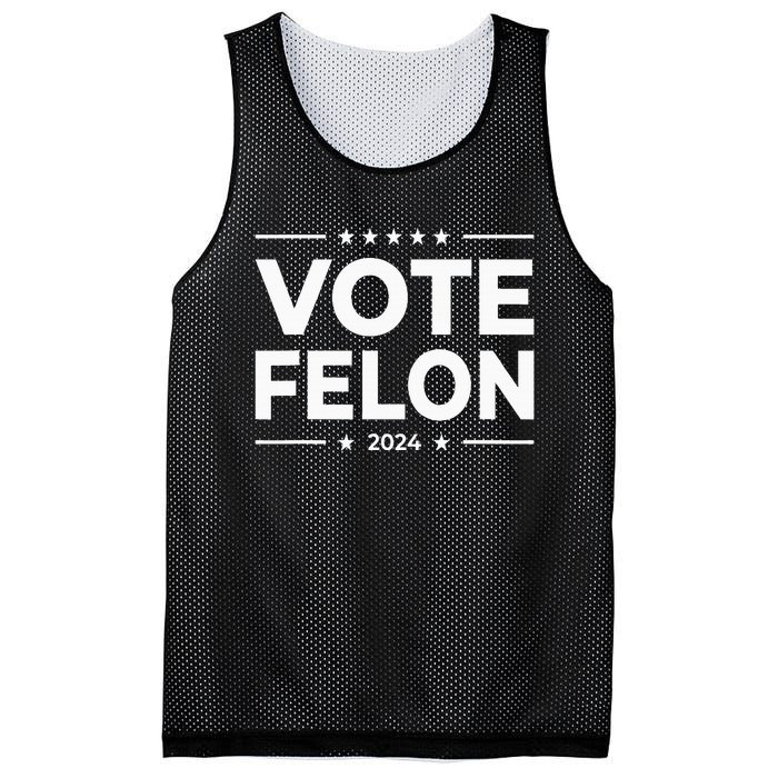 Vote Felon Trump 2024 45 And 47 Mesh Reversible Basketball Jersey Tank