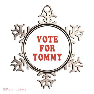 Vote For Tommy Metallic Star Ornament