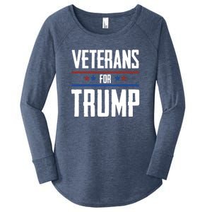 Veterans For Trump 2024 Women's Perfect Tri Tunic Long Sleeve Shirt