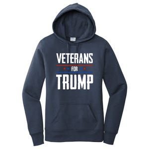 Veterans For Trump 2024 Women's Pullover Hoodie