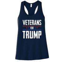 Veterans For Trump 2024 Women's Racerback Tank