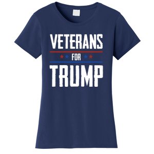 Veterans For Trump 2024 Women's T-Shirt