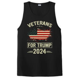 Veterans For Trump 2024 Gift Veteran Day Gift PosiCharge Competitor Tank