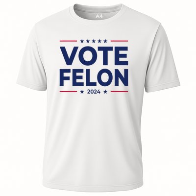 Vote Felon Trump 2024 45 And 47 Cooling Performance Crew T-Shirt