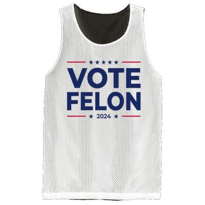 Vote Felon Trump 2024 45 And 47 Mesh Reversible Basketball Jersey Tank