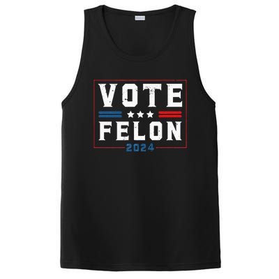 Vote Felon Trump 2024 45 And 47 Funny Pocket Design PosiCharge Competitor Tank