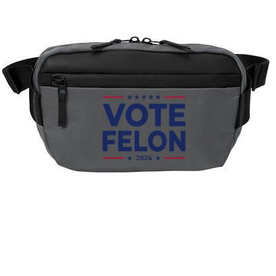 Vote Felon Trump 2024 45 And 47 Funny Vote For The Felon Crossbody Pack