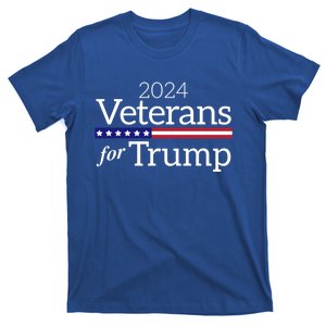 Veterans For Trump 2024 Conservative Republican Trump 2024 Funny Gift T-Shirt