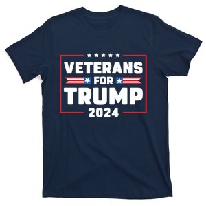 Veterans For Trump 2024 T-Shirt