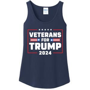 Veterans For Trump 2024 Ladies Essential Tank