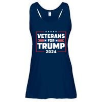 Veterans For Trump 2024 Ladies Essential Flowy Tank