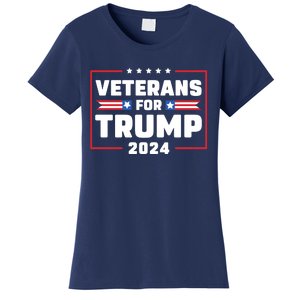 Veterans For Trump 2024 Women's T-Shirt