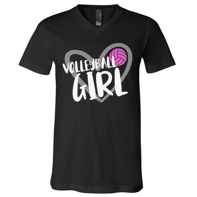 Volleyball For Teen Girls  Love Volleyball V-Neck T-Shirt