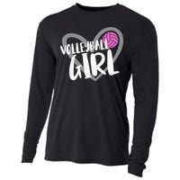 Volleyball For Teen Girls  Love Volleyball Cooling Performance Long Sleeve Crew