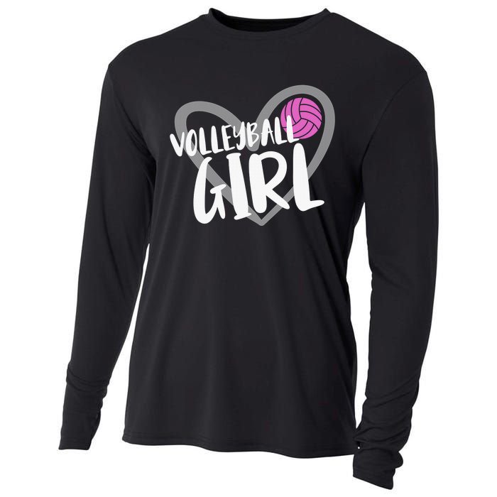 Volleyball For Teen Girls  Love Volleyball Cooling Performance Long Sleeve Crew