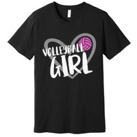 Volleyball For Teen Girls  Love Volleyball Premium T-Shirt