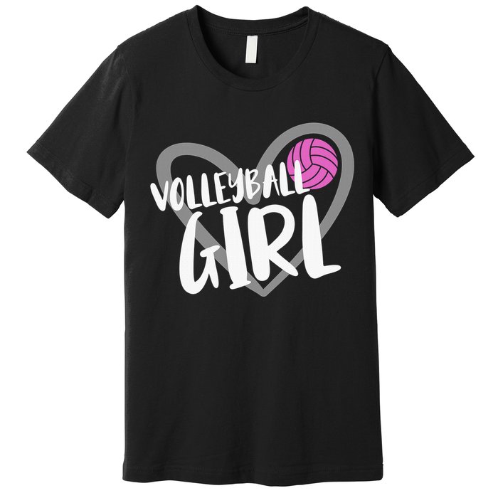 Volleyball For Teen Girls  Love Volleyball Premium T-Shirt