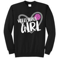 Volleyball For Teen Girls  Love Volleyball Tall Sweatshirt